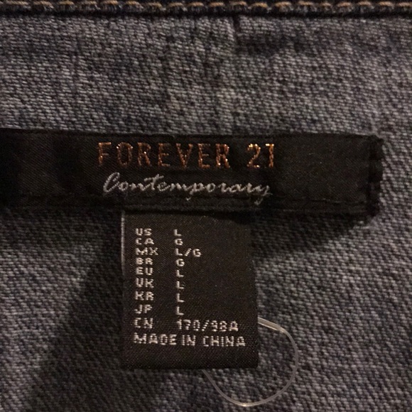 Forever 21 Dark Jean Jacket - Picture 2 of 8